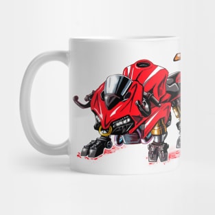 Ducati Panigale Bull Red Mug